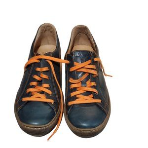 Portofino Womens leather laced sneakers